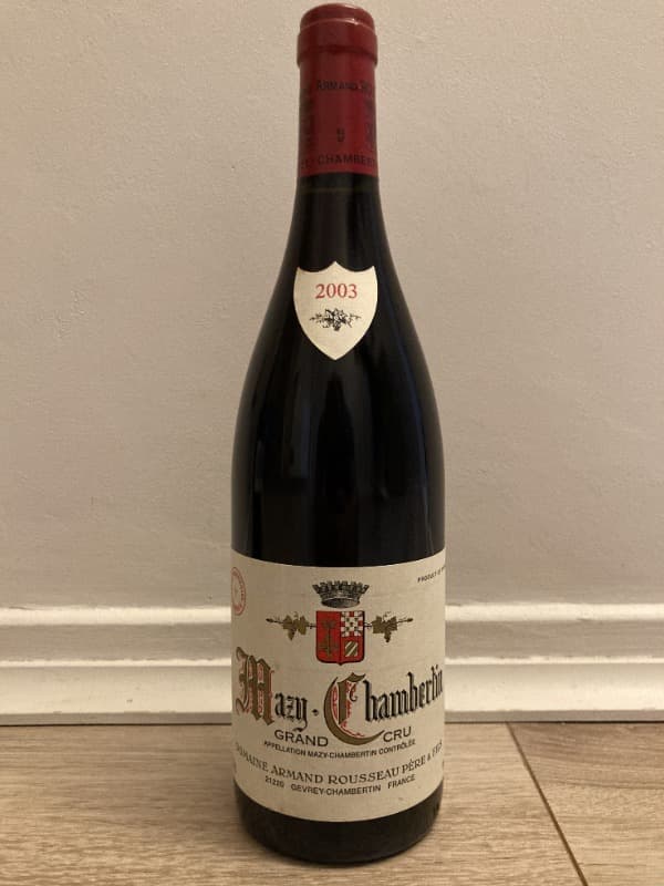 Domaine Armand Rousseau, Mazy-Chambertin Grand Cru, 2003