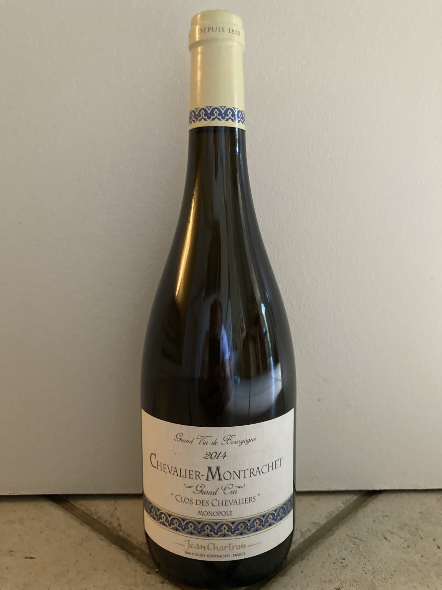 Jean Chartron, Chevalier-Montrachet Grand Cru, Clos des Chevaliers, 2014