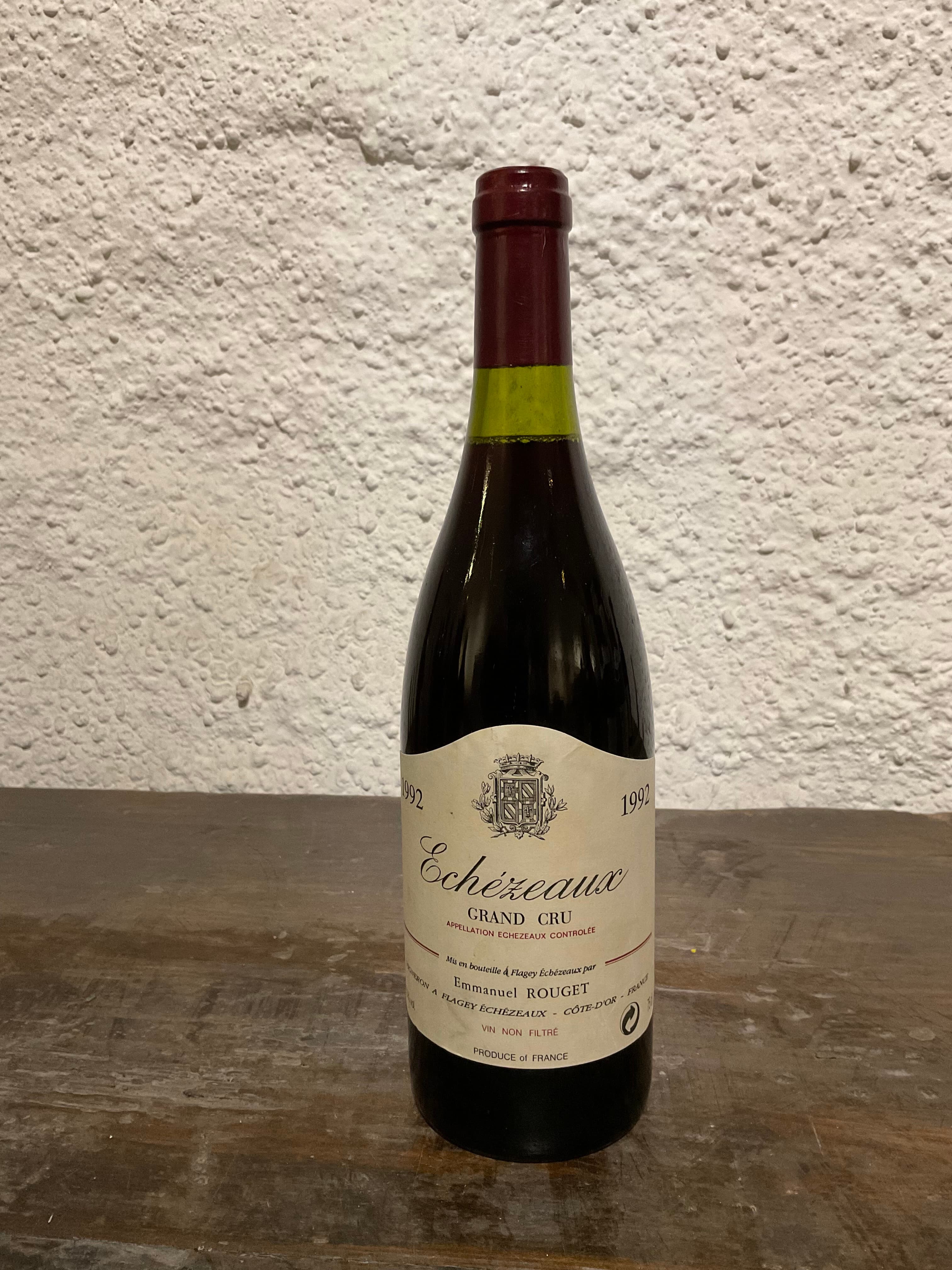 Emmanuel Rouget, Échezeaux Grand Cru, 1992